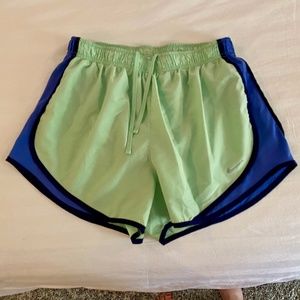 mint green Nike shorts